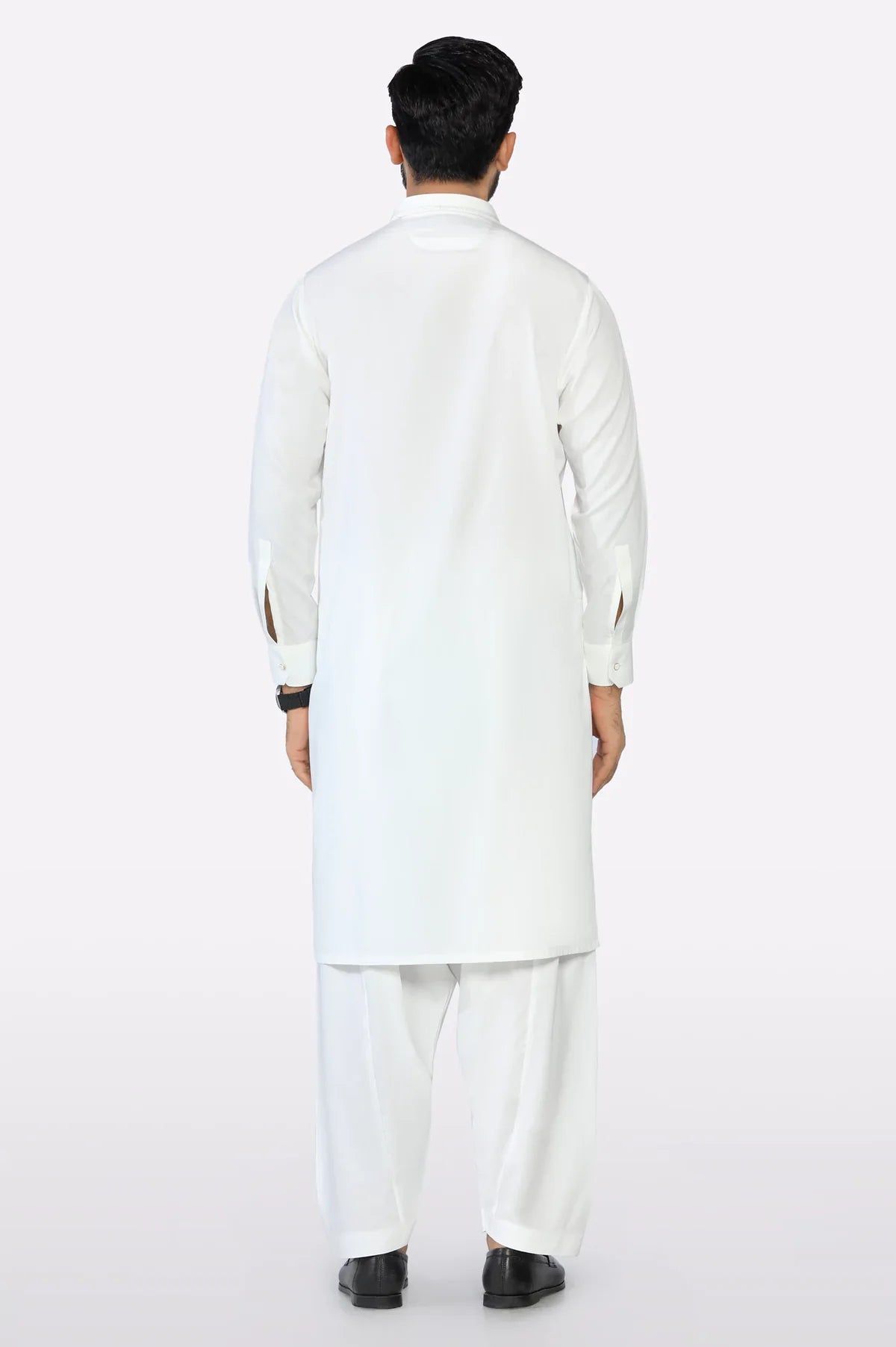 Off White Wash & Wear Shalwar Kameez